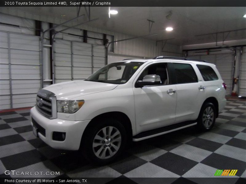 Super White / Graphite 2010 Toyota Sequoia Limited 4WD