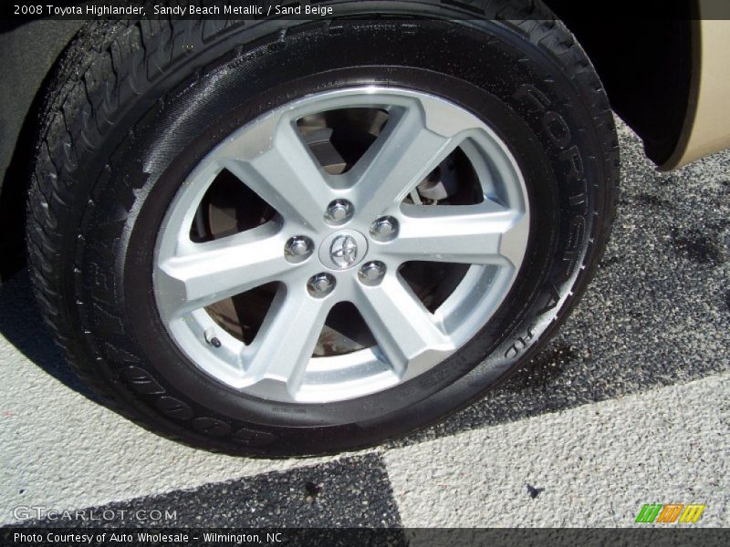 Sandy Beach Metallic / Sand Beige 2008 Toyota Highlander