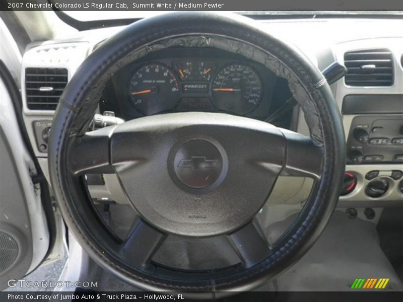 Summit White / Medium Pewter 2007 Chevrolet Colorado LS Regular Cab