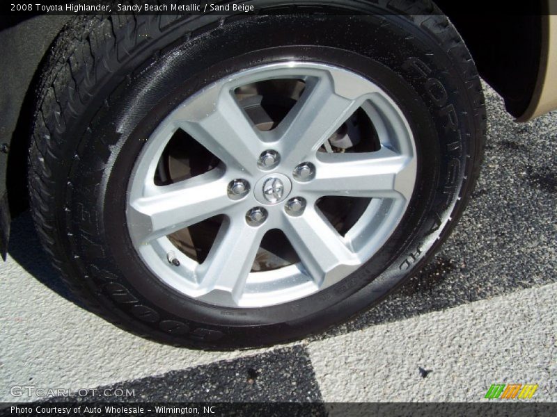 Sandy Beach Metallic / Sand Beige 2008 Toyota Highlander