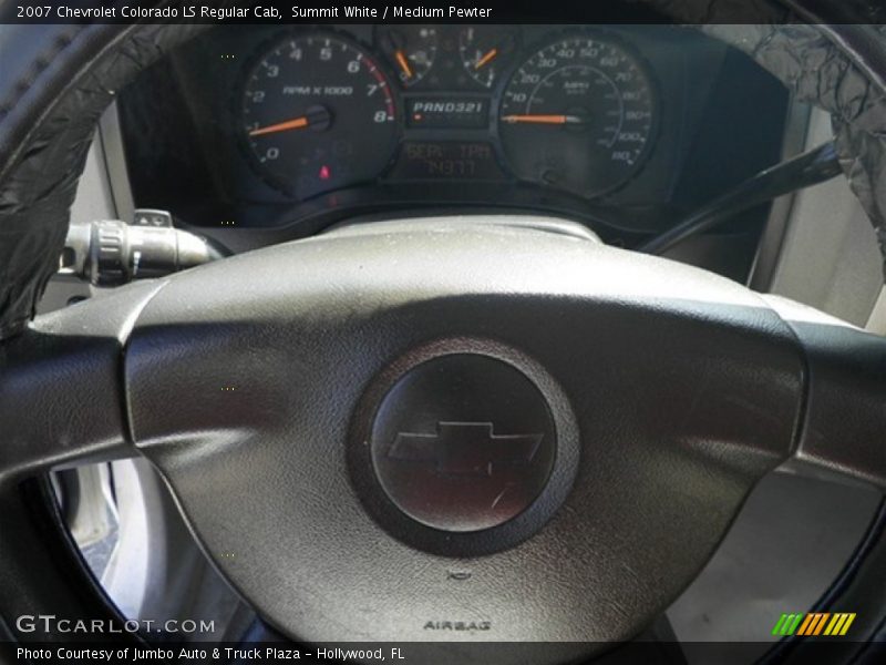Summit White / Medium Pewter 2007 Chevrolet Colorado LS Regular Cab