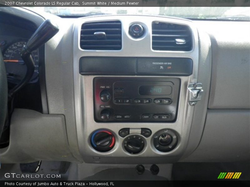 Summit White / Medium Pewter 2007 Chevrolet Colorado LS Regular Cab