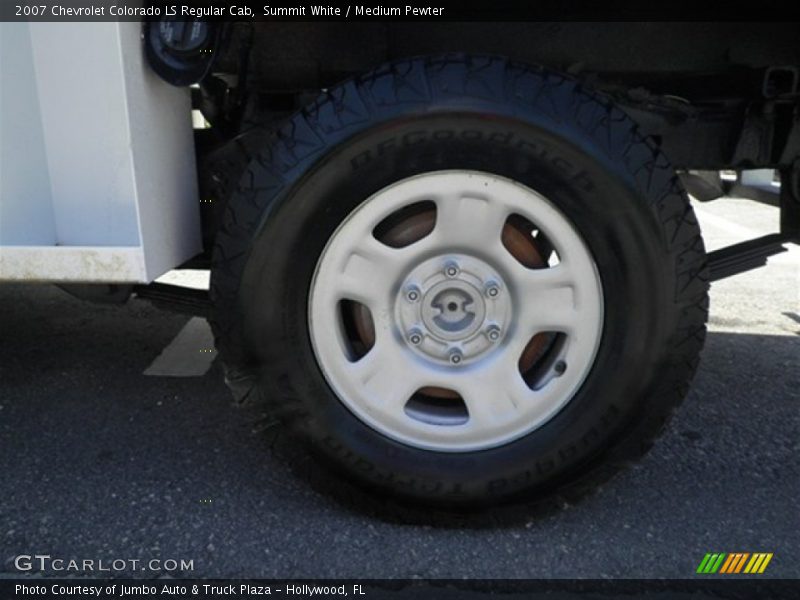 Summit White / Medium Pewter 2007 Chevrolet Colorado LS Regular Cab