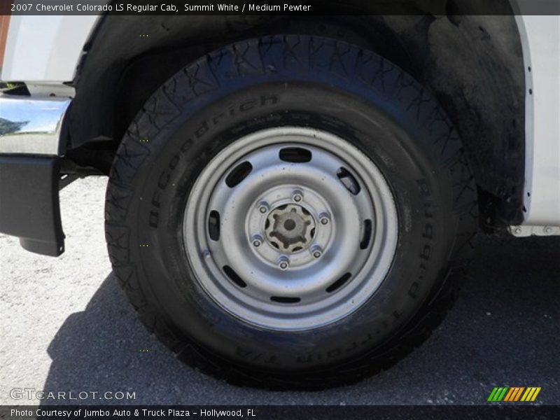 Summit White / Medium Pewter 2007 Chevrolet Colorado LS Regular Cab