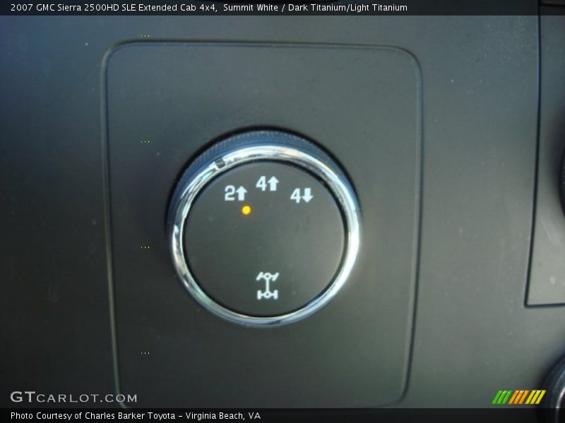 Summit White / Dark Titanium/Light Titanium 2007 GMC Sierra 2500HD SLE Extended Cab 4x4