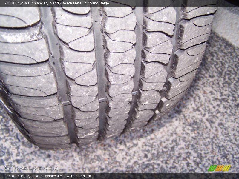Sandy Beach Metallic / Sand Beige 2008 Toyota Highlander