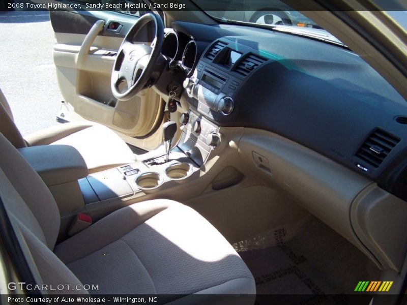 Sandy Beach Metallic / Sand Beige 2008 Toyota Highlander