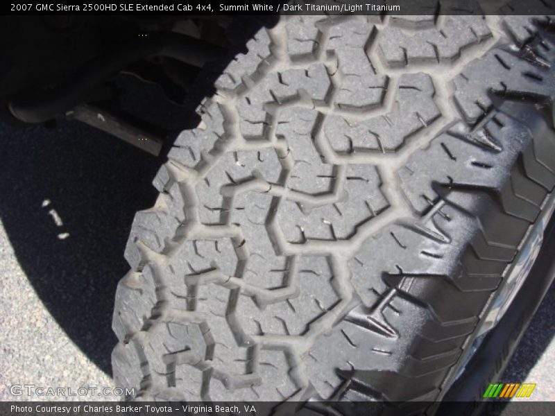 Summit White / Dark Titanium/Light Titanium 2007 GMC Sierra 2500HD SLE Extended Cab 4x4