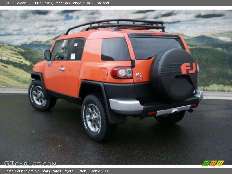 Rear 3/4 View - 2013 Toyota FJ Cruiser 4WD