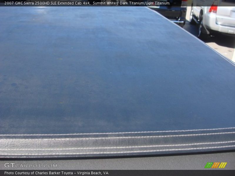 Summit White / Dark Titanium/Light Titanium 2007 GMC Sierra 2500HD SLE Extended Cab 4x4