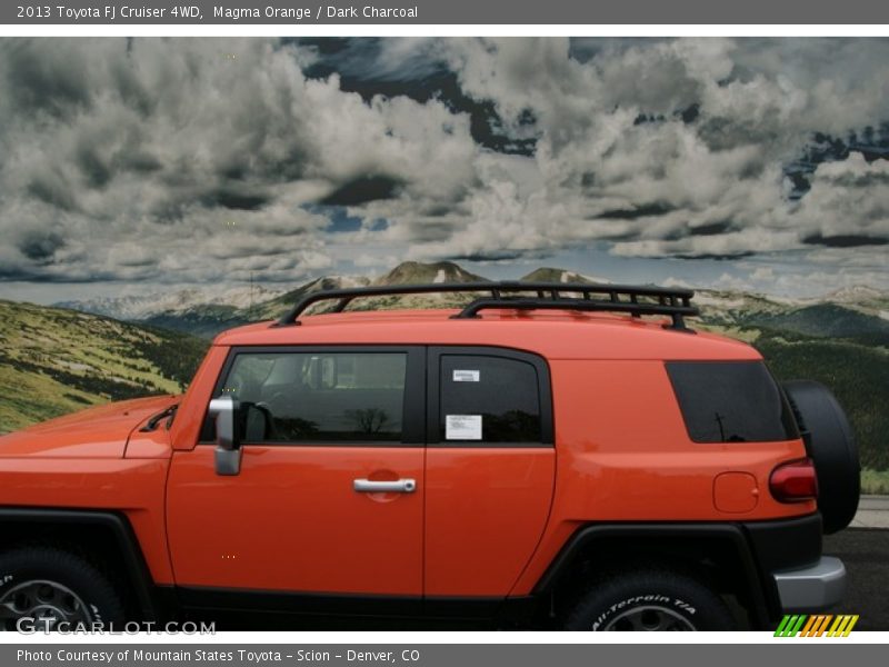 Magma Orange / Dark Charcoal 2013 Toyota FJ Cruiser 4WD