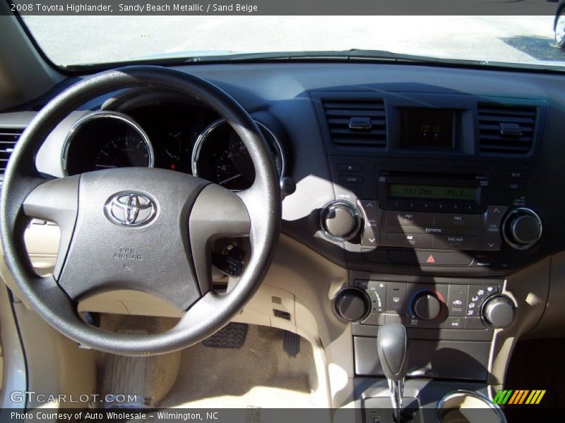 Sandy Beach Metallic / Sand Beige 2008 Toyota Highlander