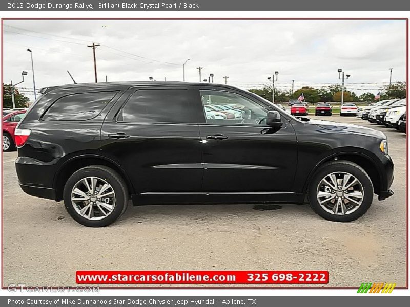Brilliant Black Crystal Pearl / Black 2013 Dodge Durango Rallye
