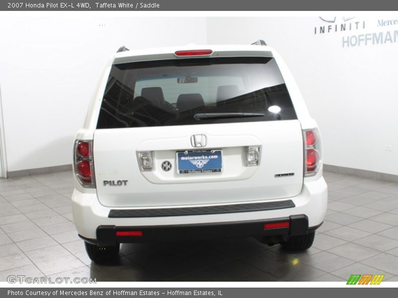 Taffeta White / Saddle 2007 Honda Pilot EX-L 4WD