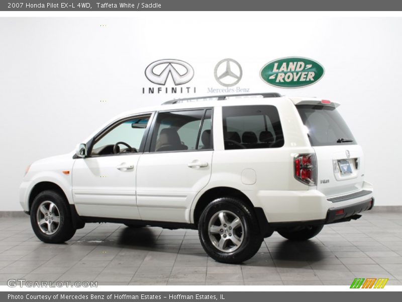 Taffeta White / Saddle 2007 Honda Pilot EX-L 4WD