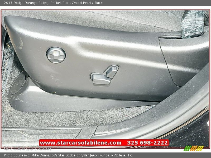 Brilliant Black Crystal Pearl / Black 2013 Dodge Durango Rallye
