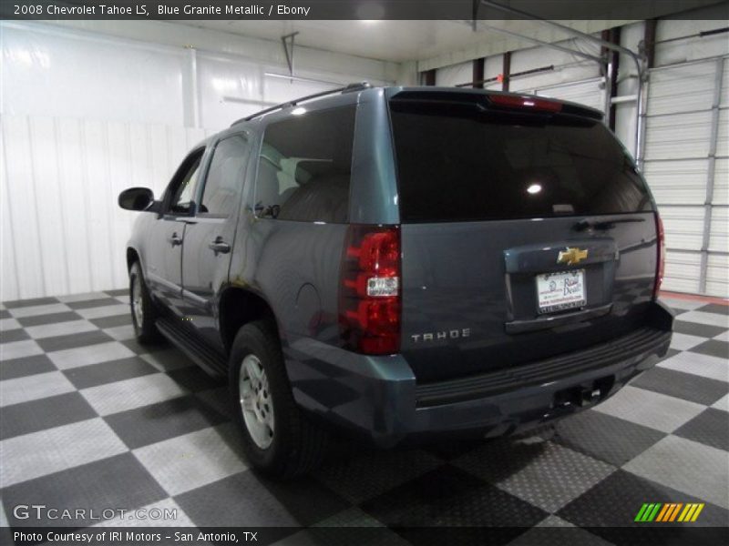 Blue Granite Metallic / Ebony 2008 Chevrolet Tahoe LS