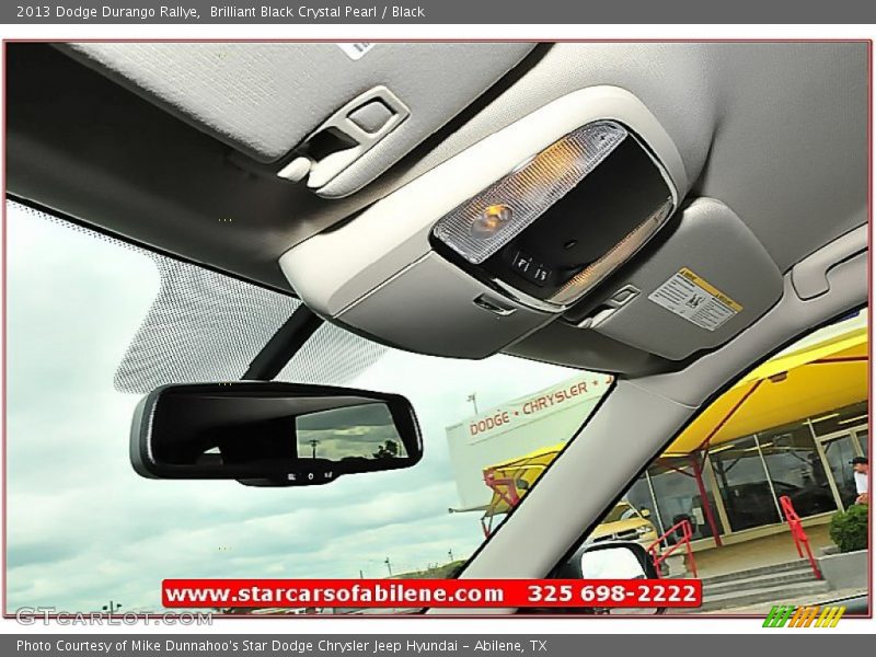 Brilliant Black Crystal Pearl / Black 2013 Dodge Durango Rallye