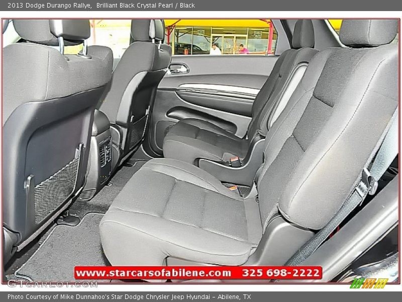 Brilliant Black Crystal Pearl / Black 2013 Dodge Durango Rallye