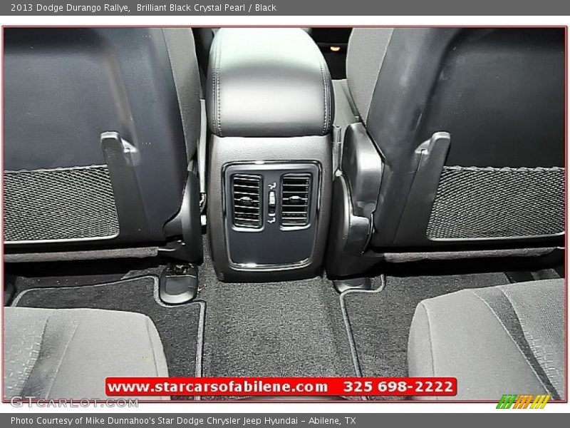 Brilliant Black Crystal Pearl / Black 2013 Dodge Durango Rallye