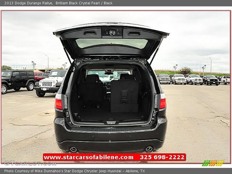 Brilliant Black Crystal Pearl / Black 2013 Dodge Durango Rallye