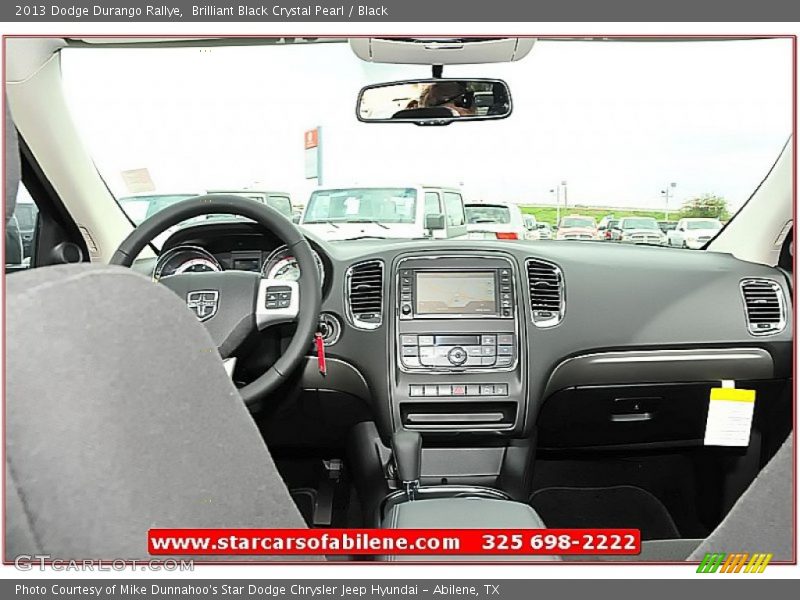 Brilliant Black Crystal Pearl / Black 2013 Dodge Durango Rallye