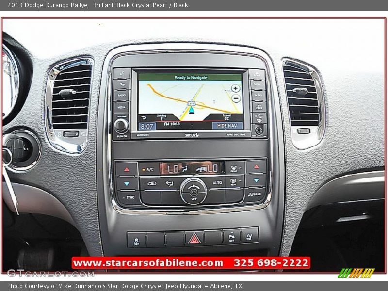 Brilliant Black Crystal Pearl / Black 2013 Dodge Durango Rallye