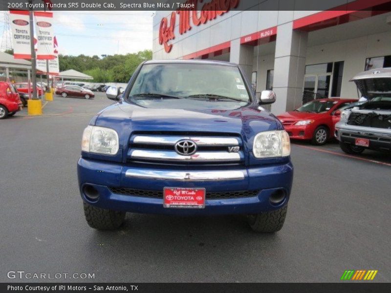 Spectra Blue Mica / Taupe 2006 Toyota Tundra SR5 Double Cab