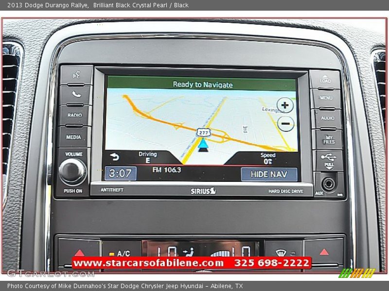 Brilliant Black Crystal Pearl / Black 2013 Dodge Durango Rallye