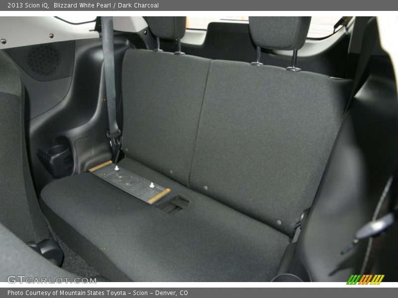 Blizzard White Pearl / Dark Charcoal 2013 Scion iQ