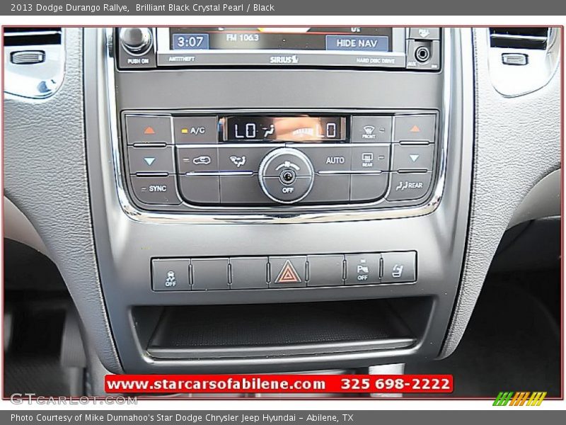 Brilliant Black Crystal Pearl / Black 2013 Dodge Durango Rallye