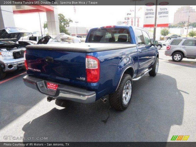 Spectra Blue Mica / Taupe 2006 Toyota Tundra SR5 Double Cab