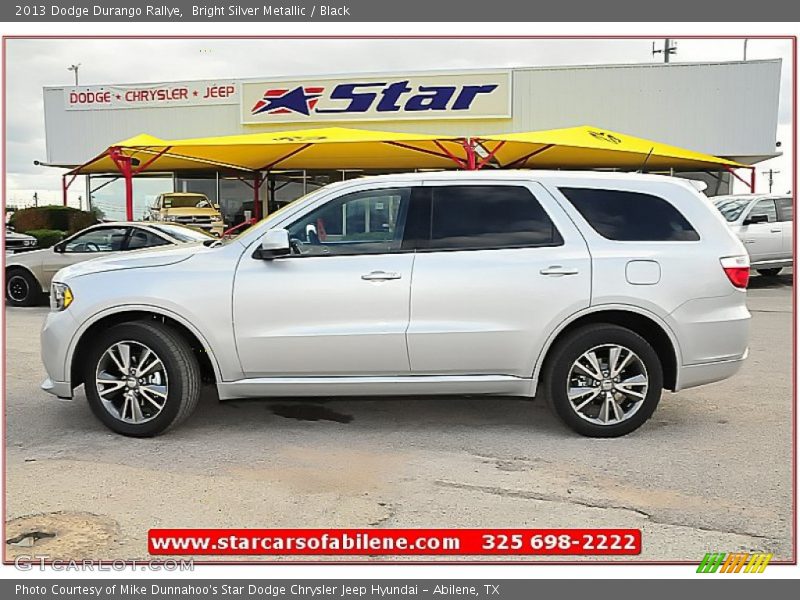 Bright Silver Metallic / Black 2013 Dodge Durango Rallye