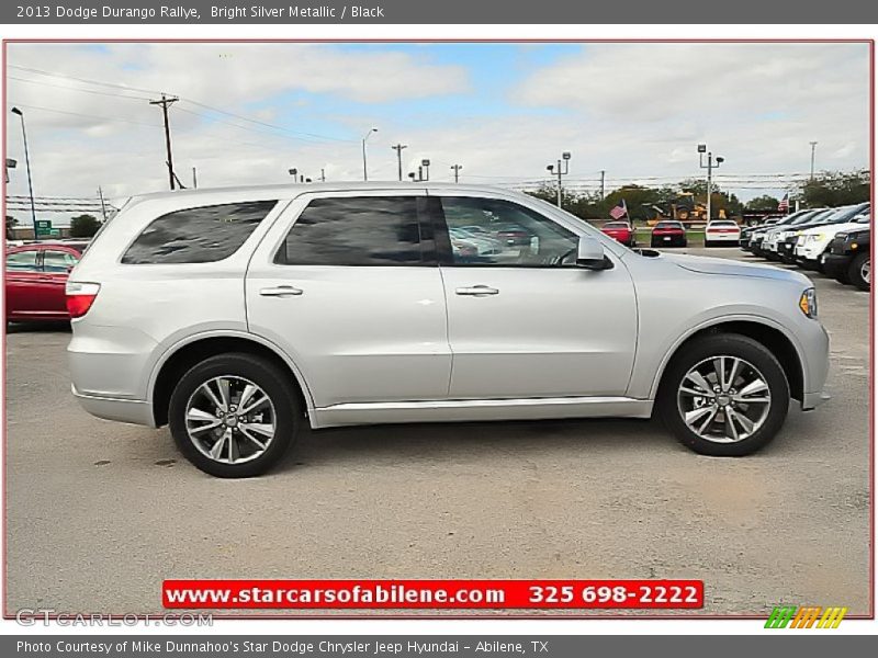 Bright Silver Metallic / Black 2013 Dodge Durango Rallye