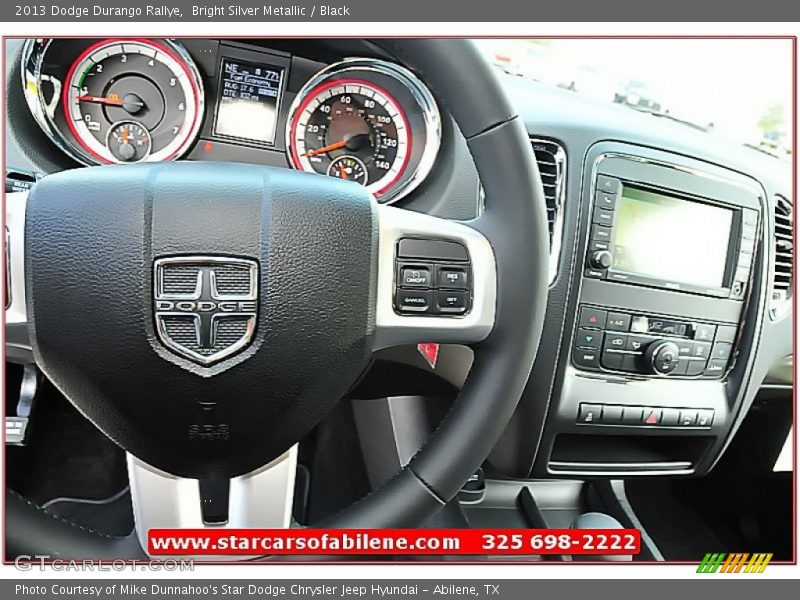 Bright Silver Metallic / Black 2013 Dodge Durango Rallye