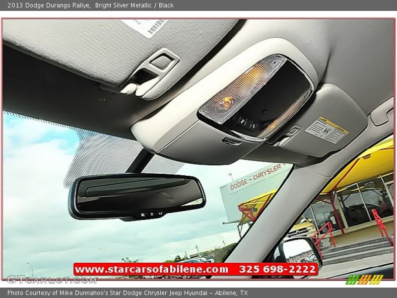 Bright Silver Metallic / Black 2013 Dodge Durango Rallye