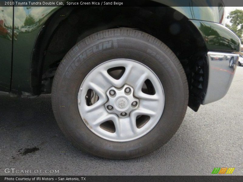 Spruce Green Mica / Sand Beige 2010 Toyota Tundra Double Cab