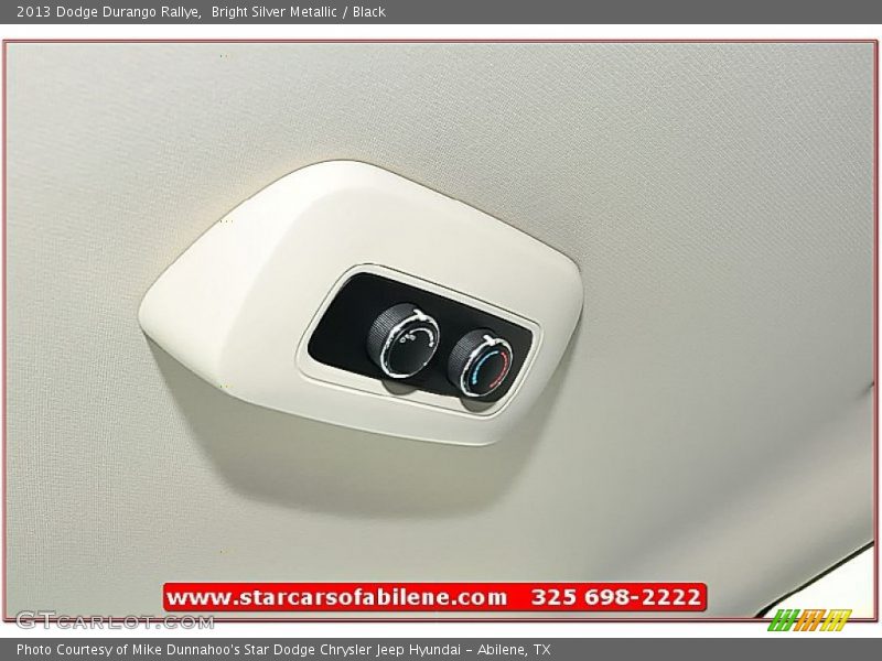 Bright Silver Metallic / Black 2013 Dodge Durango Rallye