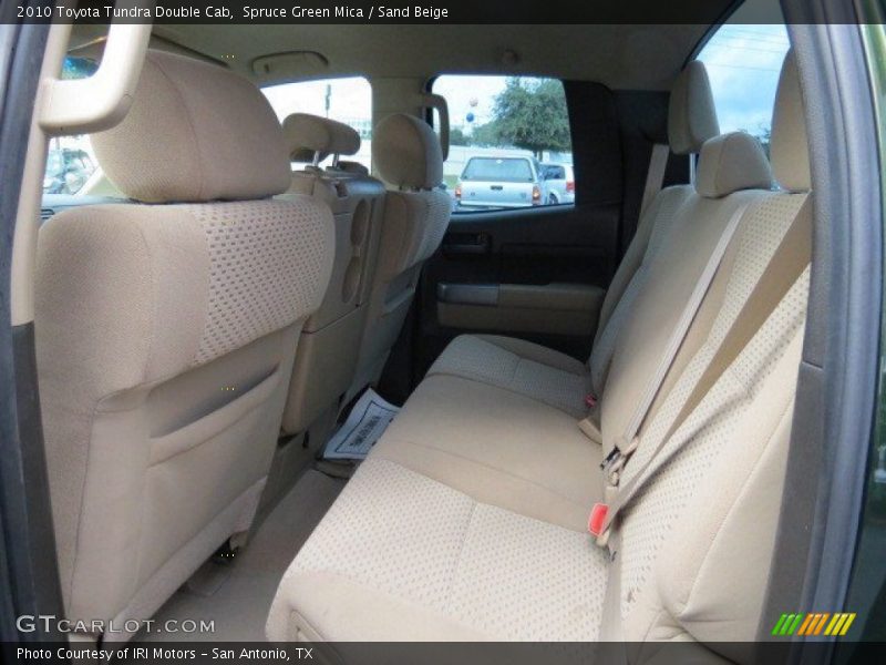 Spruce Green Mica / Sand Beige 2010 Toyota Tundra Double Cab