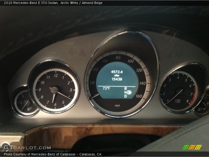 Arctic White / Almond Beige 2010 Mercedes-Benz E 350 Sedan