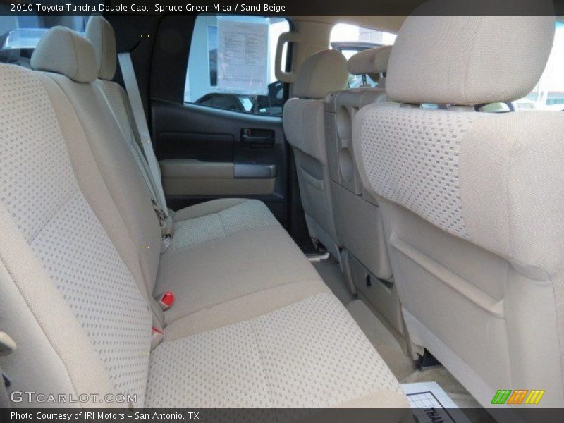 Spruce Green Mica / Sand Beige 2010 Toyota Tundra Double Cab