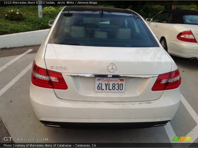 Arctic White / Almond Beige 2010 Mercedes-Benz E 350 Sedan