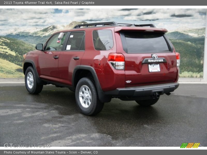 Salsa Red Pearl / Graphite 2013 Toyota 4Runner Trail 4x4