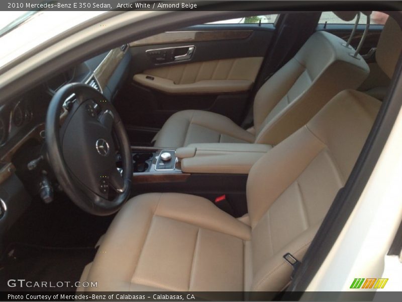 Arctic White / Almond Beige 2010 Mercedes-Benz E 350 Sedan
