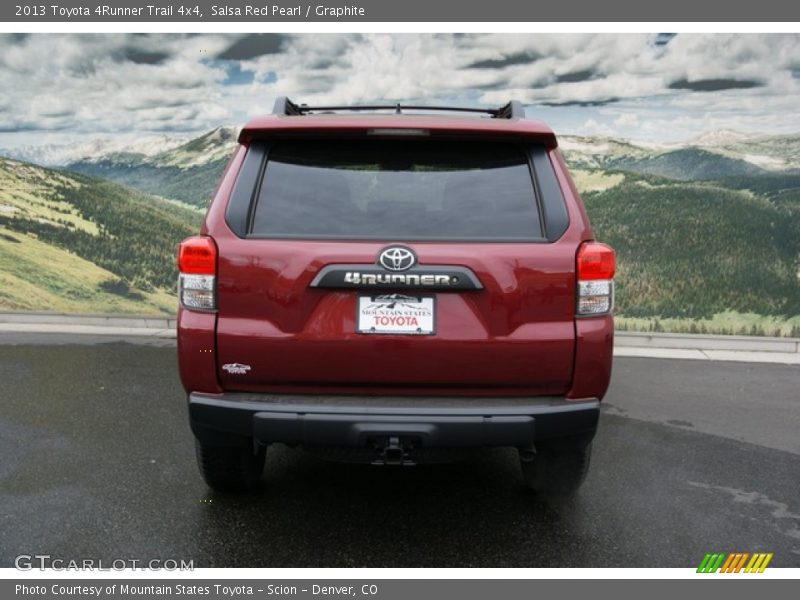 Salsa Red Pearl / Graphite 2013 Toyota 4Runner Trail 4x4
