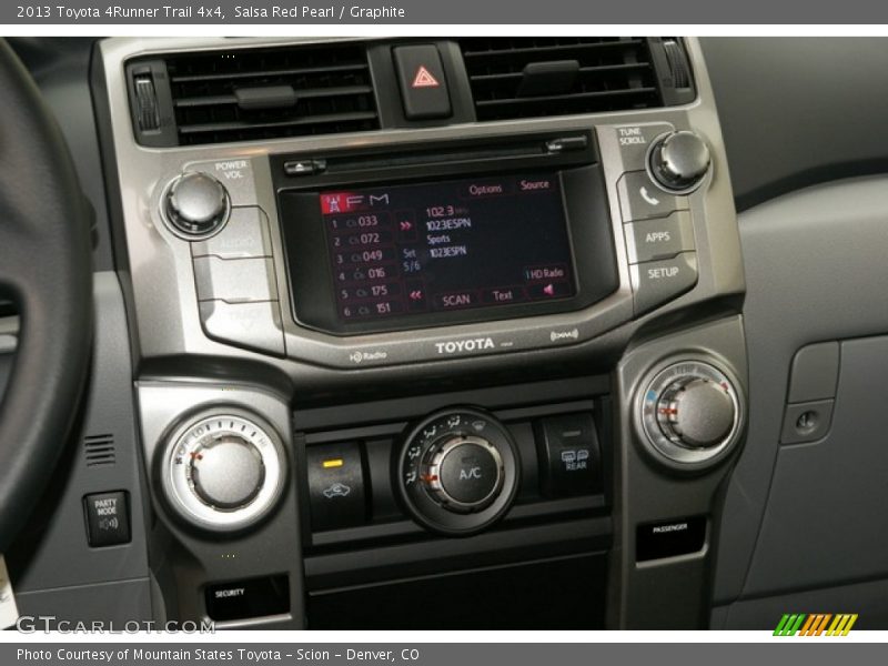 Salsa Red Pearl / Graphite 2013 Toyota 4Runner Trail 4x4