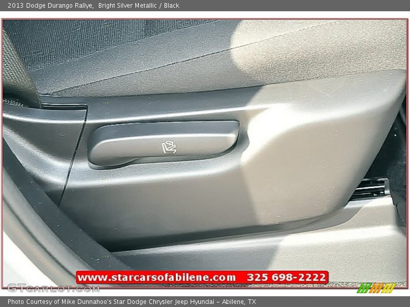 Bright Silver Metallic / Black 2013 Dodge Durango Rallye