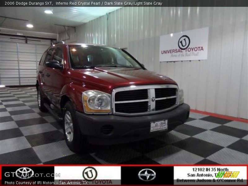 Inferno Red Crystal Pearl / Dark Slate Gray/Light Slate Gray 2006 Dodge Durango SXT