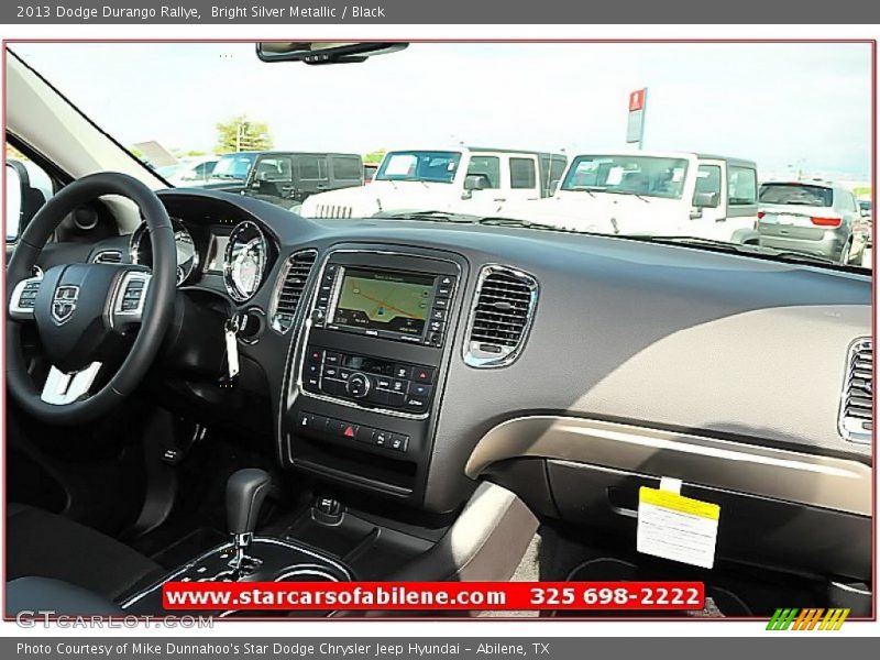 Bright Silver Metallic / Black 2013 Dodge Durango Rallye
