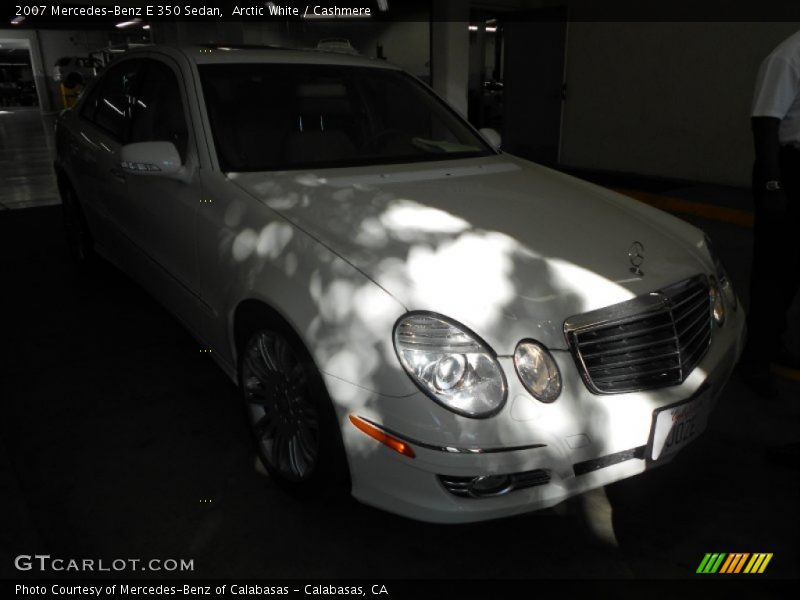 Arctic White / Cashmere 2007 Mercedes-Benz E 350 Sedan